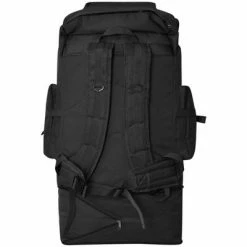 VidaXL Sac à dos en style d'armée XXL 100 L Noir -Autres Soldes image 4 91097