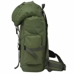 VidaXL Sac à dos en style d'armée 65 L Vert 9 VidaXL Sac à dos en style d'armée 65 L Vert -Autres Soldes image 4 91099