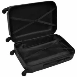 VidaXL Ensemble Valise rigide de trois pièces noir -Autres Soldes image 4 91141