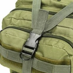 VidaXL Sac à dos en style militaire 50 L Vert olive -Autres Soldes image 4 91382