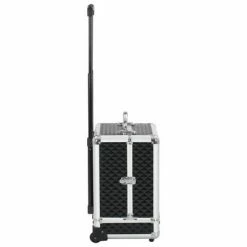 VidaXL Chariot à maquillage 35x29x45 cm Noir Aluminium 8 VidaXL Chariot à maquillage 35x29x45 cm Noir Aluminium -Autres Soldes image 4 91826