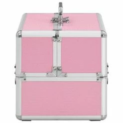 VidaXL Mallette à maquillage 22x30x21 cm Rose Aluminium 9 VidaXL Mallette à maquillage 22x30x21 cm Rose Aluminium -Autres Soldes image 4 91830