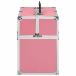 VidaXL Mallette à maquillage 37x24x35 cm Rose Aluminium -Autres Soldes image 4 91834