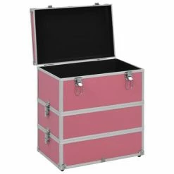 VidaXL Mallette à maquillage 37x24x40 cm Rose Aluminium 9 VidaXL Mallette à maquillage 37x24x40 cm Rose Aluminium -Autres Soldes image 4 91841