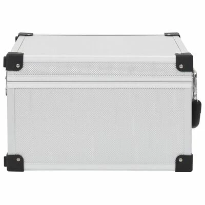 VidaXL Étui de CD pour 40 CD Aluminium ABS Argenté 4 VidaXL Étui de CD pour 40 CD Aluminium ABS Argenté – Image 4