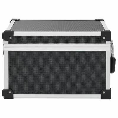 VidaXL Étui de CD pour 40 CD Aluminium ABS Noir 4 VidaXL Étui de CD pour 40 CD Aluminium ABS Noir – Image 4