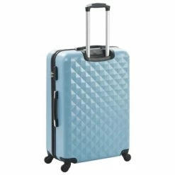 VidaXL Valise rigide 3 pcs Bleu ABS -Autres Soldes image 4 91889