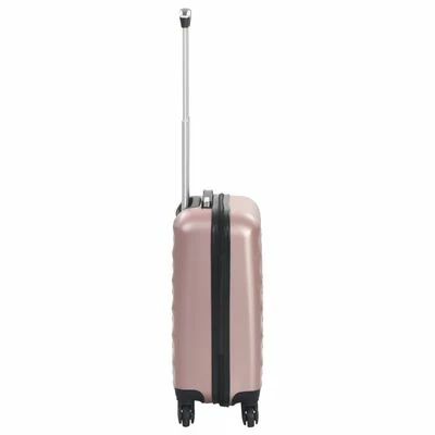 VidaXL Valise rigide Doré rose ABS 4 VidaXL Valise rigide Doré rose ABS – Image 4