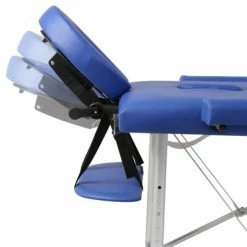 VidaXL Table pliable de massage Bleu 2 zones avec cadre en aluminium -Autres Soldes image 5 110086