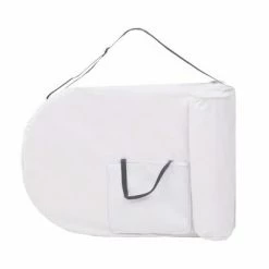 VidaXL Table de massage pliable 4 cm d'épaisseur et 2 traversins Blanc -Autres Soldes image 5 110158