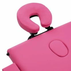 VidaXL Table de massage pliable 3 zones Aluminium Rose 10 VidaXL Table de massage pliable 3 zones Aluminium Rose -Autres Soldes image 5 110197