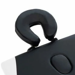 VidaXL Table de massage pliable 2 zones Aluminium Noir et blanc -Autres Soldes image 5 110228