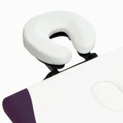 VidaXL Table de massage pliable 2 zones Aluminium Blanc et violet -Autres Soldes image 5 110233