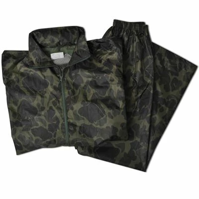 VidaXL Combinaison de pluie avec capuche 2 pcs Hommes Camouflage M 5 VidaXL Combinaison de pluie avec capuche 2 pcs Hommes Camouflage M – Image 5