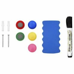 VidaXL Tableau blanc magnétique effaçable à sec Blanc 90x60 cm Acier -Autres Soldes image 5 146633