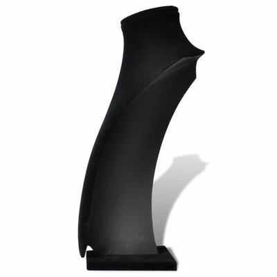 Présentoir buste d'exposition pour colliers en flanelle 2 pcs 5 Présentoir buste d'exposition pour colliers en flanelle 2 pcs – Image 5