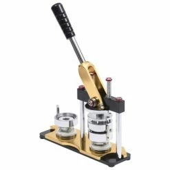 VidaXL Machine à badges avec cutter circulaire poinçon rotatif 44 mm -Autres Soldes image 5 30152