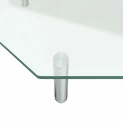 VidaXL Support de moniteur 60x26x8,6 cm Verre transparent -Autres Soldes image 5 322757