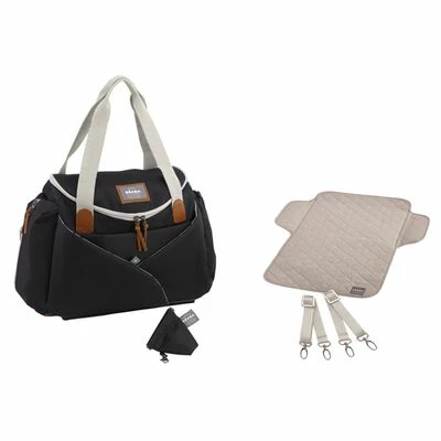 Beaba Sac à couches Sydney II Noir 5 Beaba Sac à couches Sydney II Noir – Image 5