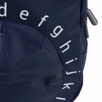 CHILDHOME Sac à dos scolaire pour enfants ABC Bleu marine et blanc 5 CHILDHOME Sac à dos scolaire pour enfants ABC Bleu marine et blanc – Image 5