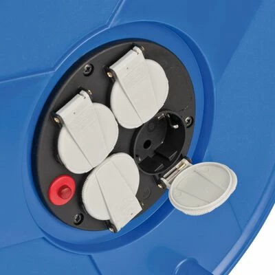 Brennenstuhl Enrouleur de câble Garant Bleu 50 m 5 Brennenstuhl Enrouleur de câble Garant Bleu 50 m – Image 5