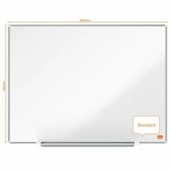 Nobo Tableau blanc magnétique Impression Pro Émail 60x45 cm -Autres Soldes image 5 440619