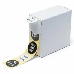 Rillprint Autocollants de cadeaux 250 pcs x 4 rouleaux Noir et blanc -Autres Soldes image 5 441050