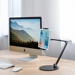 ErgoLine Support réglable de tablette avec pied rond Aluminium -Autres Soldes image 5 441082