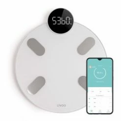 Livoo Pèse-personne numérique à Bluetooth intelligent Blanc -Autres Soldes image 5 443511