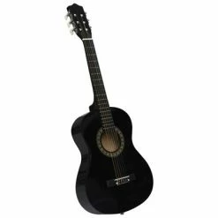 VidaXL Jeu de guitare classique pour débutants 8 pcs Noir 1/2 34" -Autres Soldes image 5 70127
