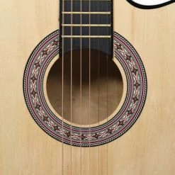 VidaXL Guitare acoustique pan coupé western avec 6 cordes 38" Tilleul -Autres Soldes image 5 70130