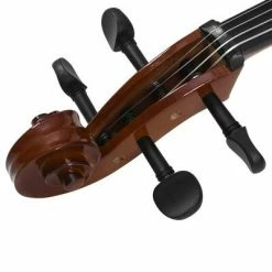 VidaXL Jeu de violoncelle sac arc en cheveux naturels Bois foncé 4/4 -Autres Soldes image 5 70144