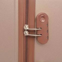 VidaXL Ensemble de valises à roulettes quatre pièces Champagne -Autres Soldes image 5 91193