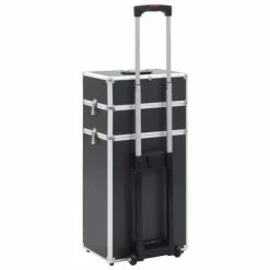VidaXL Chariot de maquillage Aluminium Noir -Autres Soldes image 5 91819