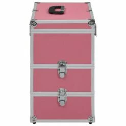 VidaXL Mallette à maquillage 37x24x40 cm Rose Aluminium 10 VidaXL Mallette à maquillage 37x24x40 cm Rose Aluminium -Autres Soldes image 5 91841