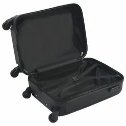 VidaXL Valise rigide Noir ABS 10 VidaXL Valise rigide Noir ABS -Autres Soldes image 5 91891