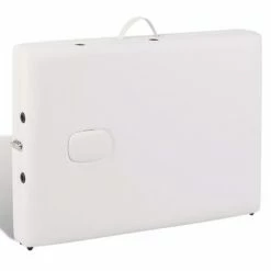 VidaXL Table pliable de massage Crème 3 zones avec cadre en bois -Autres Soldes image 6 110082