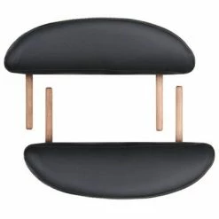 VidaXL Table de massage pliable 4 cm d'épaisseur et 2 traversins Noir -Autres Soldes image 6 110159