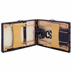 VidaXL Table de massage pliable 3 zones Bois Violet 11 VidaXL Table de massage pliable 3 zones Bois Violet -Autres Soldes image 6 110189