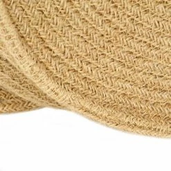 VidaXL Sac à bandoulière rond Naturel Jute fait à la main -Autres Soldes image 6 133826