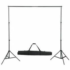 VidaXL Kit de studio photo avec éclairage et toile de fond -Autres Soldes image 6 3094652