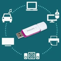 Philips Clé USB 3.0 Snow 64 Go Blanc et violet -Autres Soldes image 6 433987