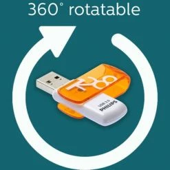 Philips Clé USB 3.0 Vivid 128 Go Blanc et orange -Autres Soldes image 6 433994
