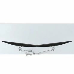 NewStar Support de bureau réglable de 2 moniteurs 10"-32" 47cm Argenté -Autres Soldes image 6 437071