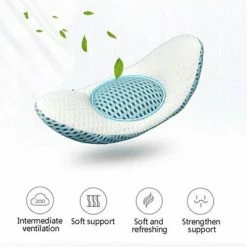 Konbanwa Coussin de soutien du dos Bleu et blanc 11 Konbanwa Coussin de soutien du dos Bleu et blanc -Autres Soldes image 6 440994