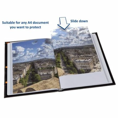 Rillstab Dossier de présentation A4 Ambassador Luxe 30 pochettes Noir 6 Rillstab Dossier de présentation A4 Ambassador Luxe 30 pochettes Noir – Image 6