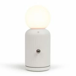 Livoo Lampe d'ambiance et chargeur sans fil 2 en 1 10 W Blanc -Autres Soldes image 6 443560