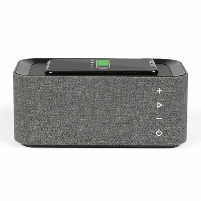 Livoo Haut-parleur et chargeur à induction rapide 10 W Noir 6 Livoo Haut-parleur et chargeur à induction rapide 10 W Noir – Image 6