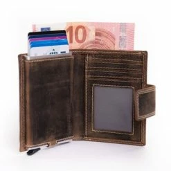 Figuretta Portefeuille et protège-cartes 2 en 1 Marron foncé Cuir -Autres Soldes image 6 443981