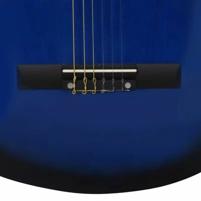 VidaXL Guitare classique de débutants et enfants Bleu 3/4 36" 6 VidaXL Guitare classique de débutants et enfants Bleu 3/4 36" – Image 6